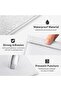 30 Pack Poly Bubble Mailers, White Self Seal Padded Envelopes, Waterproof Lightweight Shipping Bags - 2