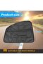 2PCS Car Side Window Sunshades, Magnetic Vehicle Front Window Shade Sunscreen, Mesh Auto Blocking Su - 2