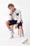 Boys' Embroidered College Coat