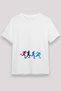 Running Printed Unisex White T-Shirt - Tshirt