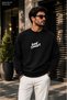 Men's Street Style Game Changer Printed Cycling Round Neck Casual Sweatshirt