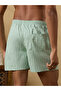 Men Green Striped Garfield Sleepy Boxers - 4