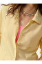 Chic Lemon Yellow Long Sleeve Shirt - 2