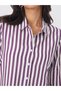 Purple Striped Regular Fit Long Sleeve Shirt - 2