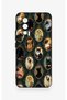 Poco F5 Pro Compatible Vintage Cat Portraits Patterned Silicone Case - 4