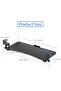 U HOOME Keyboard Tray Under Desk Pull Out with Extra Sturdy C Clamp Mount System, Under Desk Keyboar - 5