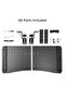 U HOOME Keyboard Tray Under Desk Pull Out with Extra Sturdy C Clamp Mount System, Under Desk Keyboar - 7