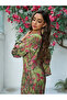 Floral Printed Maxi Jalabiya Dress - 2