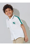 Boys Off White KSA National Day Print Contrast Trims Shirt