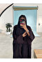 عباءة سوداء مطرزة - 4