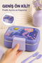 Happi Mermaid Stainless Steel Compartmented Lunch Box 1030 ml Fork and Spoon Included - 2