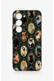 Tecno Spark 40 Pro Compatible Vintage Cat Portraits Patterned Silicone Case - 2
