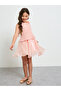 Girls Dark Pink A-Line Knee-Length Dress - 2