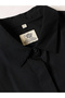 Black Embroidered Daisy Relaxed Fit Shirt - 6
