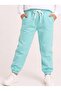 Unisex Children's Combed Cotton Sweatpants with Double Pockets, Green