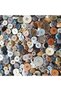 Brown Button Assortment for Crafts - Tan Craft Buttons Bulk Assorted Sizes for Crafting (200g Set) - 5