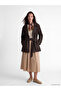 Esvab • Modern & Distinctive Double-Breasted Roba Collar Belted Women's Trench Coat - 3