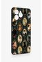 Omix X6 Compatible Vintage Cat Portraits Patterned Silicone Case - 3