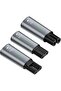 مجموعة من 3 محولات USB-C للحلاقة بجهد 15 فولت/4.3 فولت/5 فولت، متوافقة مع فيليبس (رمادي)
