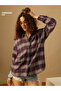 Burgundy Plaid Regular Fit Shirt