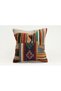 Handmade Old Kilim Rug Vintage Made in the 1930S, 1940S, 40X40 cm