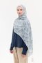 Watercolor Pattern Kraş Shawl - Gray Blue - 3