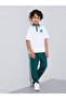 Boys Off White KSA National Day Patchwork Contrast Collar Polo T-Shirt - 2