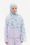 Watercolor Pattern Kraş Shawl - Mint