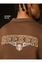 Men Brown Embroidered Seeker Polo T-Shirt - 5
