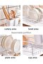 Double-Layer Dish Drying Rack - Multi-Functional Kitchen Drain Stand, Iron Wire Tableware Storage Ra - 3