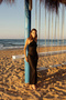 Halter Neck Openwork Long Dress - 4