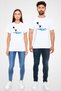 Water Polo Printed Unisex White T-Shirt - Tshirt - 4