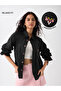Black Relaxed Fit Shirt with Pink Panther Embroidery