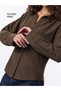 Coffee Brown Long Sleeve Slim Fit Shirt - 2