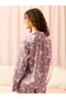 Purple Mickey Mouse Satin Relaxed Fit Shirt - 5