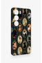 Vivo Y19S Compatible Vintage Cat Portraits Patterned Silicone Case - 3