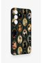 Samsung S24Fe Compatible Vintage Cat Portraits Patterned Silicone Case - 3