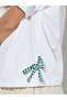 Girls Off White KSA National Day Embroidered T-Shirt with Side Bows - 5