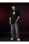 Men Black Graphic Daredevil Print Oversized T-Shirt - 4