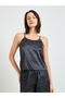 Black Leopard Print Cami Pajama Set - 2