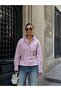 Studded Belted Zippered Trench Jacket - 5