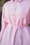 Women's Double Color Denim Detail Shirt Set Lilac - 5