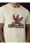 Men Off-White Demogorgon Graphic Round Neck Short Sleeve T-Shirt - 2