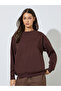 Oversized fit long line sweatshirt - 3