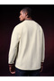 Men Naruto Hokage Embroidered V-Neck Oversized Fit Long Sleeve T-Shirt - 6
