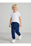 Boys Plain Drawstring Waist Joggers - 4