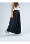 Black Women's Palazzo Trousers with Button Detail on the Leg Coc3341 - 4
