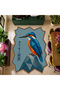 Sdt Bird Patterned Modern Woven Base Decorative Carpet Sdtamour4140 - 2