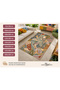 Sdt Crane Bird Patterned Woven Base Decorative Carpet Sdtamour4143 - 3
