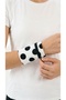 Polka Dot Zippered Elastic Sports Student Practical Wrist Wallet Suitable for Umrah Travel